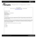 template topic preview image Response To Account Executive position Rejection Letter