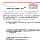 College Letter of Recommendation Request Form gratis en premium templates