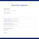 template topic preview image Reunion Agenda