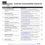 template topic preview image Business To Do Checklist Sample