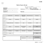 Medical Expense Receipt Sample gratis en premium templates