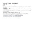 Phone Case Template gratis en premium templates