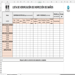 image Plantilla de horario de limpieza en Excel