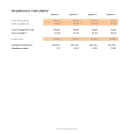 Vorschaubild der VorlageBreak-Even Analysis BEA sample