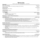 template topic preview image Sample Resume For Nurse With Experience