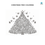 Christmas Tree Coloring gratis en premium templates