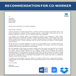 template preview imageHR Recommendation Letter Former Employee