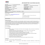 template topic preview image Social Media Specialist Job Description