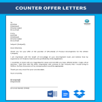 Counter Offer Letter gratis en premium templates