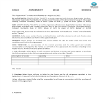 image Sale Of Goods Contract Template