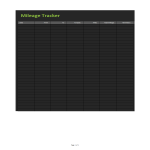 Excel Mileage Calculator Log gratis en premium templates