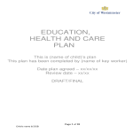 Education Health Care Plan gratis en premium templates