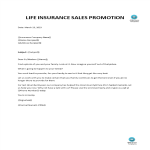 template topic preview image Promotional letter - insurance