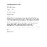 Formal Relocation Resignation Letter gratis en premium templates