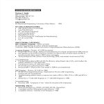 Sample Computer Engineering Student Resume gratis en premium templates