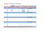 Multiple Project Tracker Excel gratis en premium templates