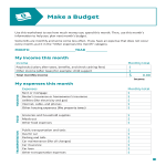 Printable Budget Worksheets gratis en premium templates