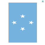Micronesia Flag gratis en premium templates