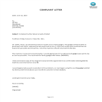 Sample Complaint Letter About a Faulty Product gratis en premium templates