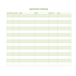 template topic preview image Appointment scheduling template