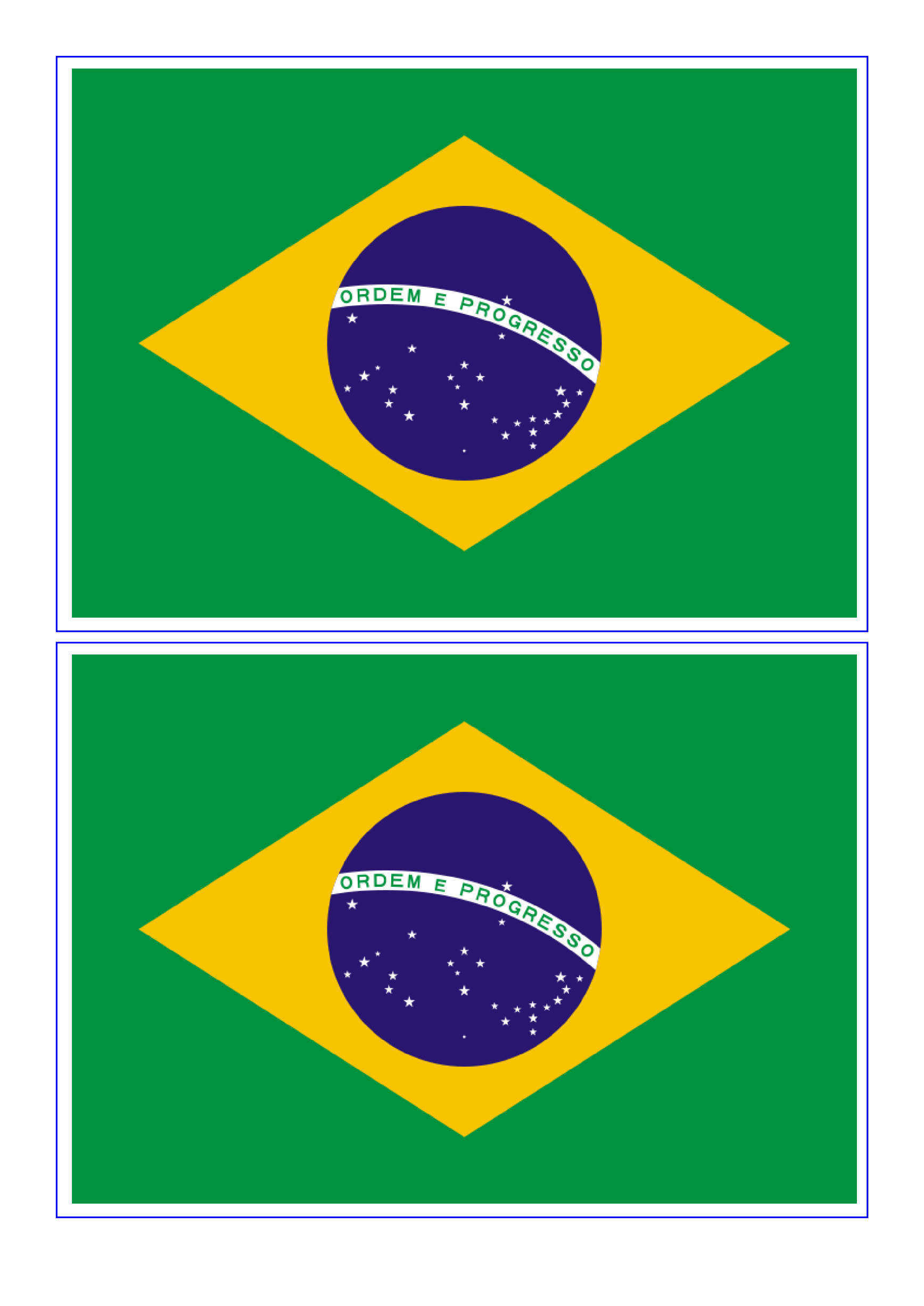 Brazil Flag gratis en premium templates