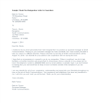 Thank You Resignation Letter To Coworkers gratis en premium templates