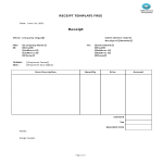 template topic preview image Receipt Template free