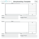 Storyboarding Template gratis en premium templates