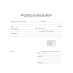 House Rent Receipt gratis en premium templates