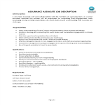 template topic preview image Assurance Associate Job Description