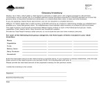 Grocery Inventory Form gratis en premium templates