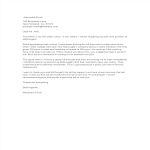 Part Time Job Resignation Letter gratis en premium templates