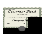 Stock Certificate gratis en premium templates