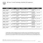 template topic preview image Weekly Training Schedule sample