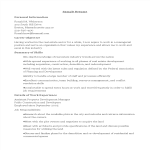 template topic preview image Property Development Manager Resume