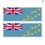 Tuvalu Flag gratis en premium templates