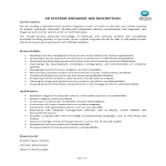 template topic preview image Sr Systems Engineer Job Description