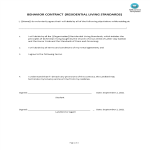 template topic preview image Behavior Contract Template