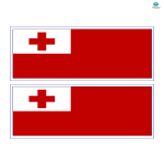 Tonga Flag gratis en premium templates