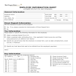 template topic preview image Employee Information Sheet