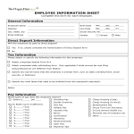 Employee Information Sheet gratis en premium templates