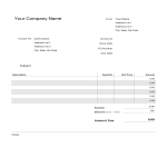 Home Bakery Invoice gratis en premium templates