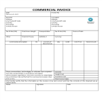 Commercial Invoice gratis en premium templates