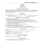 template topic preview image Financial Management Resume
