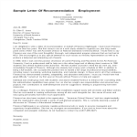 Letter of Recommendation for Director position gratis en premium templates