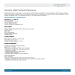template topic preview image Sample High School Resume