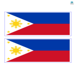 Philippines Flag gratis en premium templates