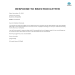Rejection Tender Letter gratis en premium templates