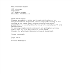 template topic preview image Resignation Letter Retail Job