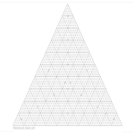 Triangular Grid Graph Paper gratis en premium templates